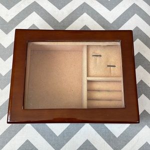 Mahogany jewelry box